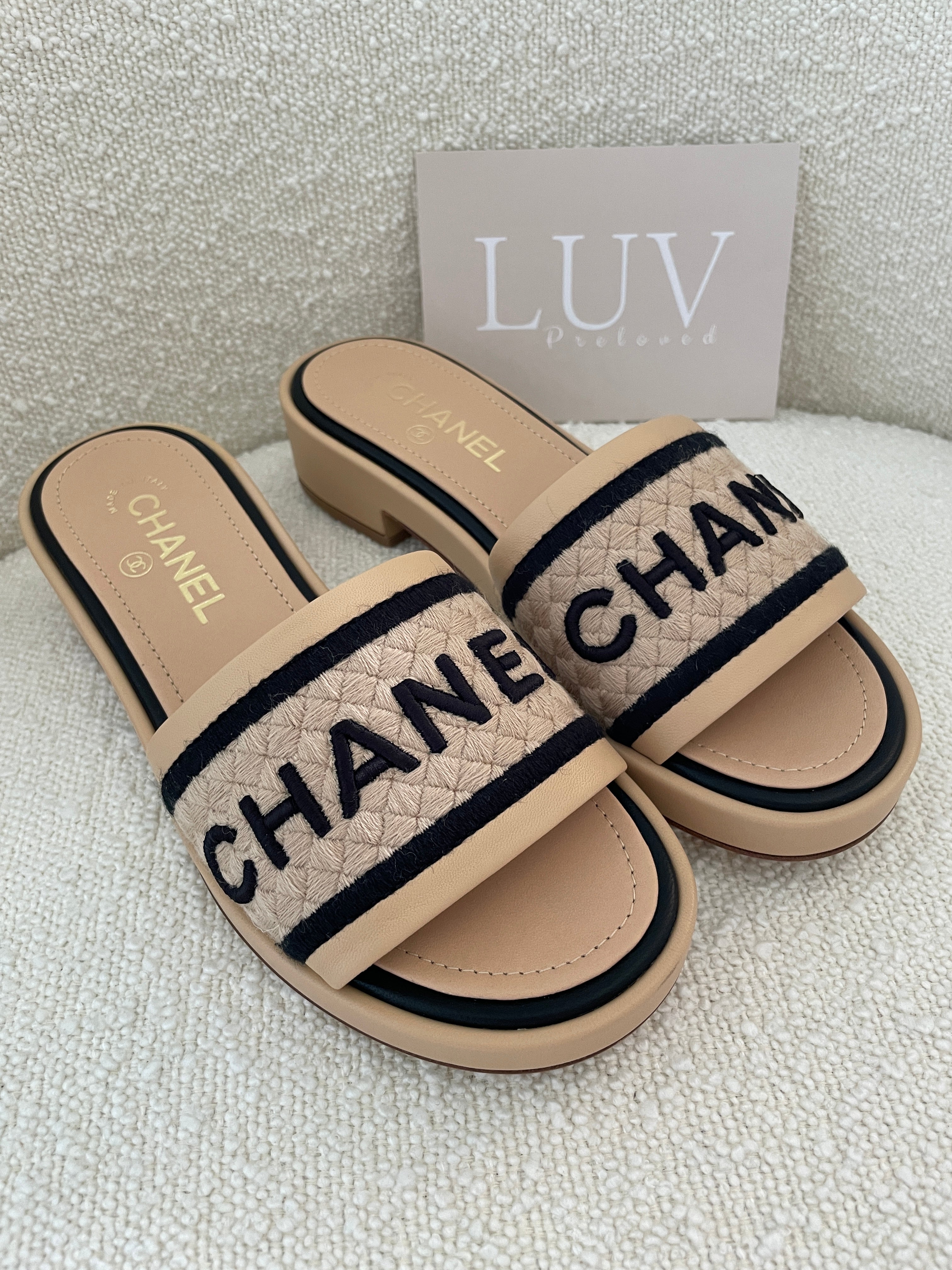 Fendi top sabot sandals