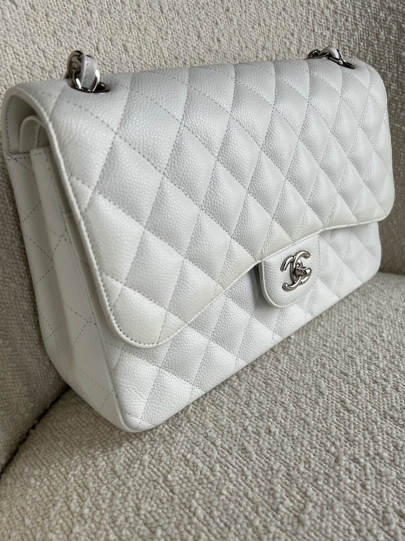 Chanel Caviar Jumbo Double Flap Bag(RRP £9,240)
